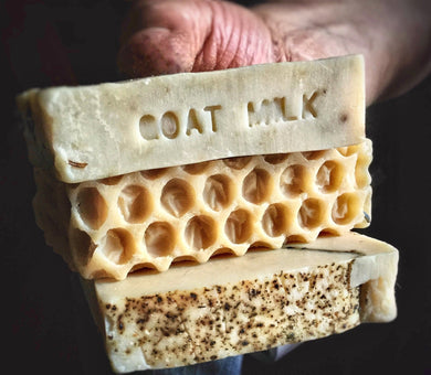 Goat's Milk, Neem Oil, Sweet Orange & Oatmeal - Wixy Soap - Handmade Soap
