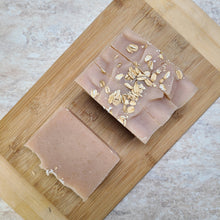 Load image into Gallery viewer, Goat&#39;s Milk &amp; Oatmeal Ruby Grapefruit - Wixy Soap - Handmade Soap
