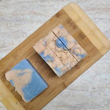 Load image into Gallery viewer, Indigo, Cotton &amp; Coconut Water Handmade Soap - Wixy Soap - Handmade Soap
