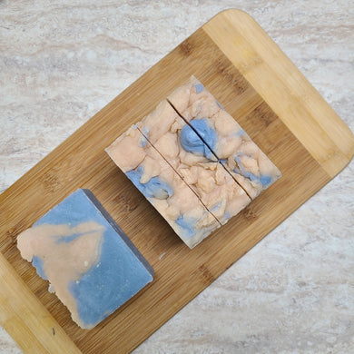 Indigo, Cotton & Coconut Water Handmade Soap - Wixy Soap - Handmade Soap