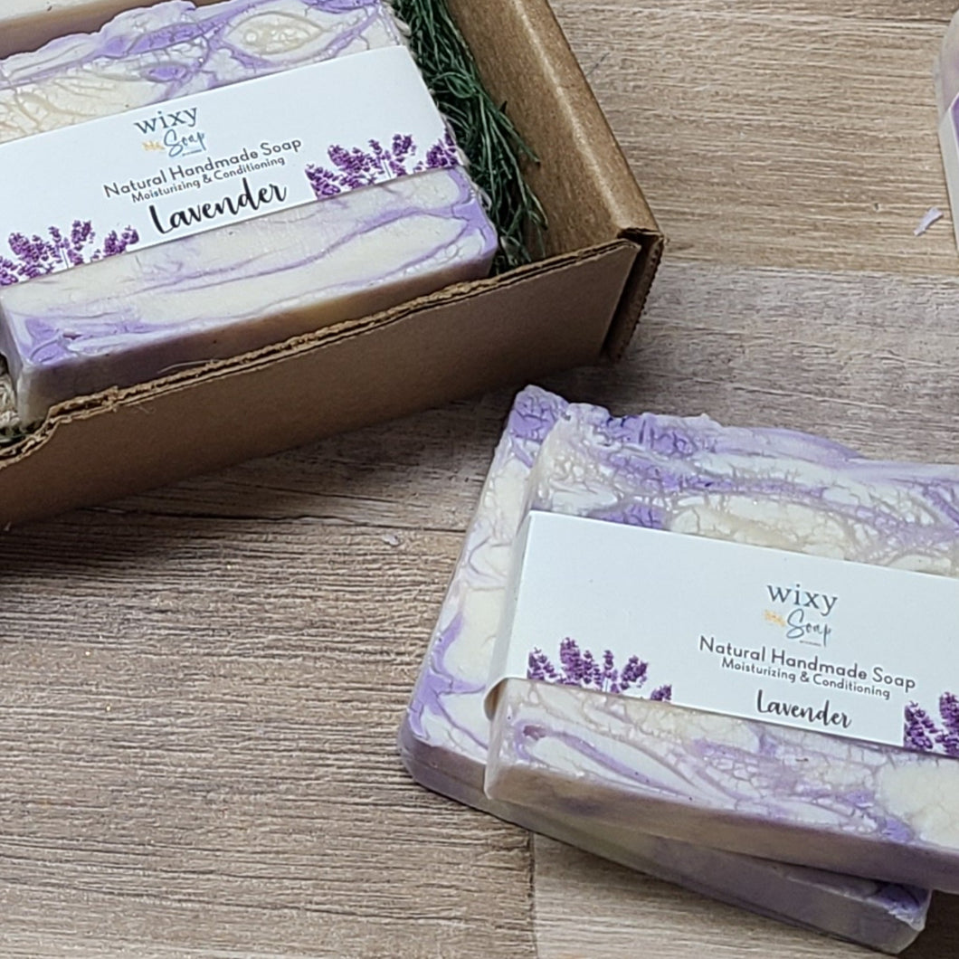 Lavender VEGAN Handmade Soap - Wixy Soap - Handmade Soap
