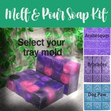 Load image into Gallery viewer, Melt and Pour Soap Making Kit with Tray Mold - Wixy Soap - Soap Supply
