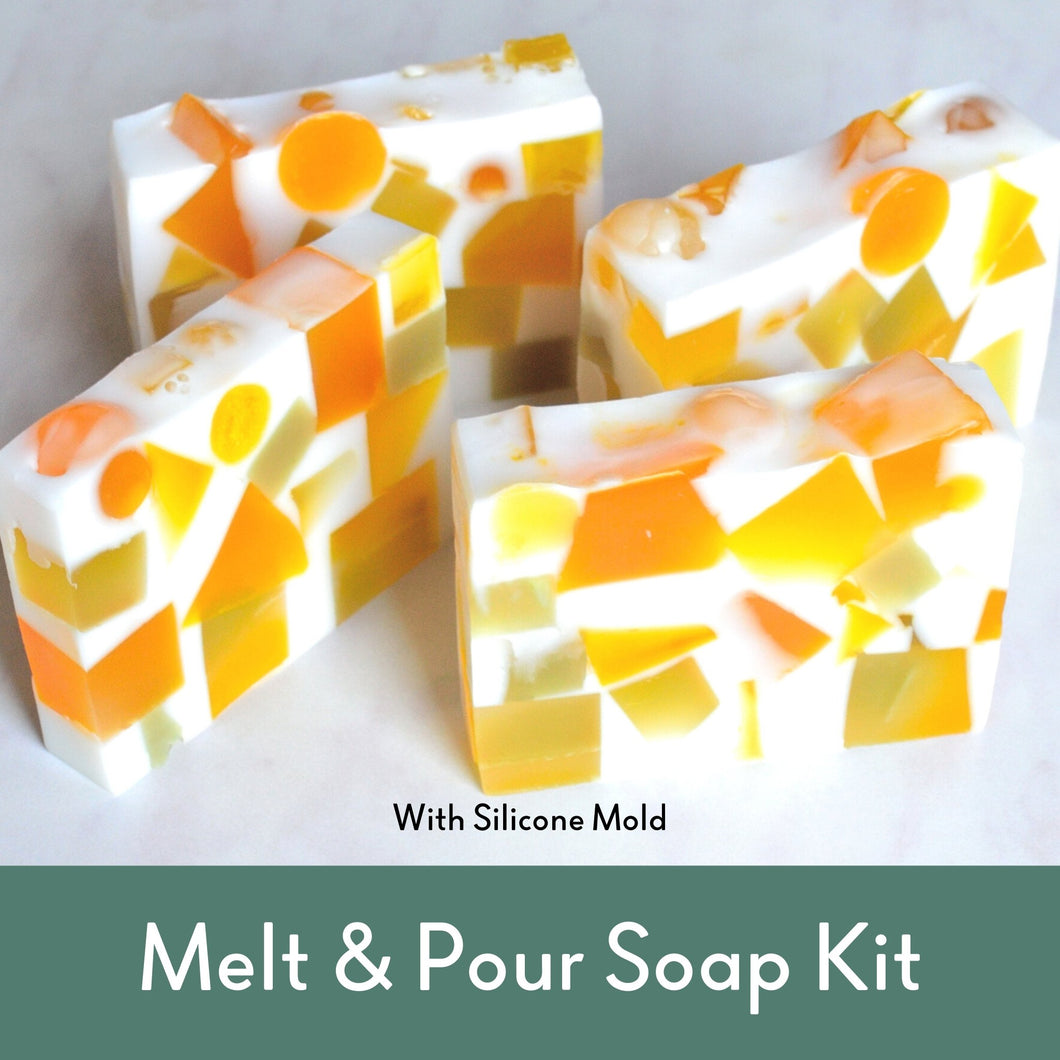 Melt and Pour Soap Making Kit with Silicone Mold - Wixy Soap - Soap Supply