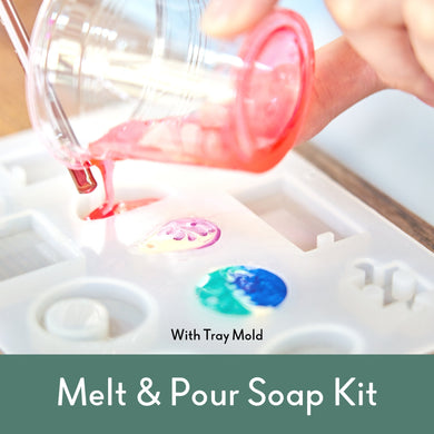 Melt and Pour Soap Making Kit with Tray Mold - Wixy Soap - Soap Supply