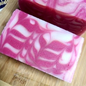 Raspberry Ripple Handmade Soap - Wixy Soap - Handmade Soap