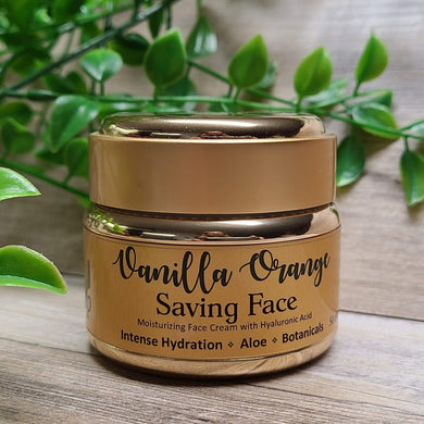 Saving Face - Vanilla Orange Face Cream - Wixy Soap -