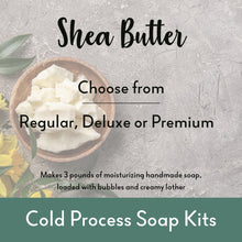 Load image into Gallery viewer, Soap Making Kit (Cold Process) Shea Butter 3+lb - Wixy Soap - Soap Supply
