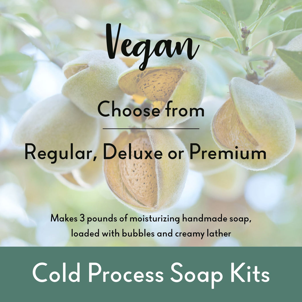 Soap Making Kit (Cold Process) Vegan 3+lb - Wixy Soap - Soap Supply
