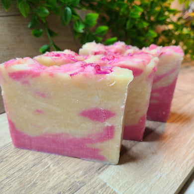 Strawberry Apple Cinnamon Handmade Soap - Wixy Soap - Handmade Soap