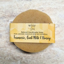 Load image into Gallery viewer, Turmeric, Goat&#39;s Milk &amp; Honey - Wixy Soap - Handmade Soap
